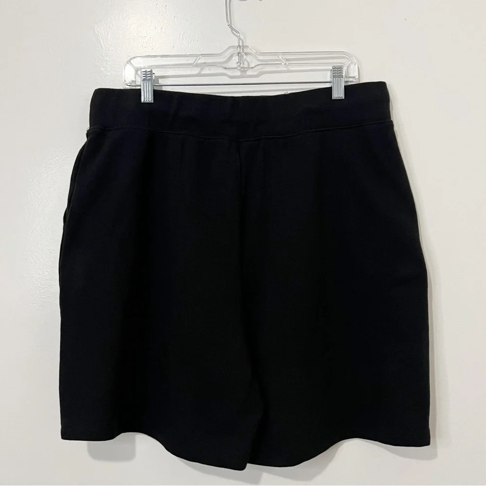 Juicy Couture Black High Waist French Terry Sweat Shorts Size XL - Picture 7 of 9